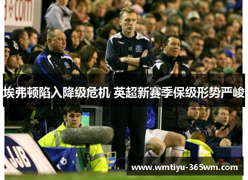 埃弗顿陷入降级危机 英超新赛季保级形势严峻